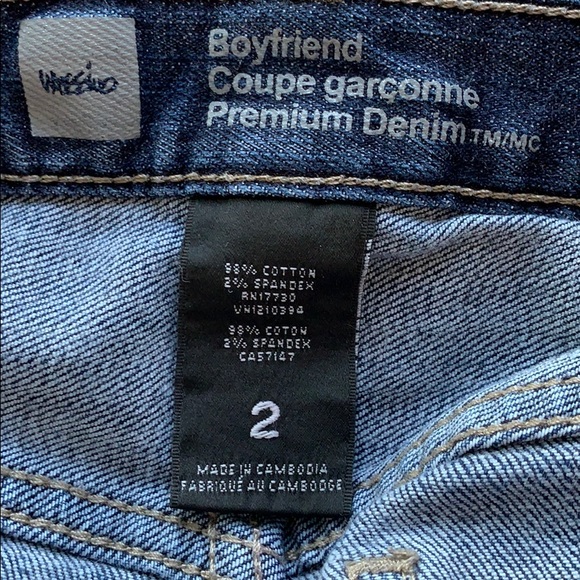 🎉3x$15🎉Mossimo Boyfriend Dark Wash Shorts Size 2 - Picture 5 of 9